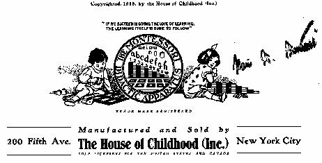 Illustration House of Childhood 1916
